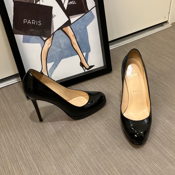 Christian Louboutin Shoes - Christian Louboutin patent leather heels black color Italian size 39